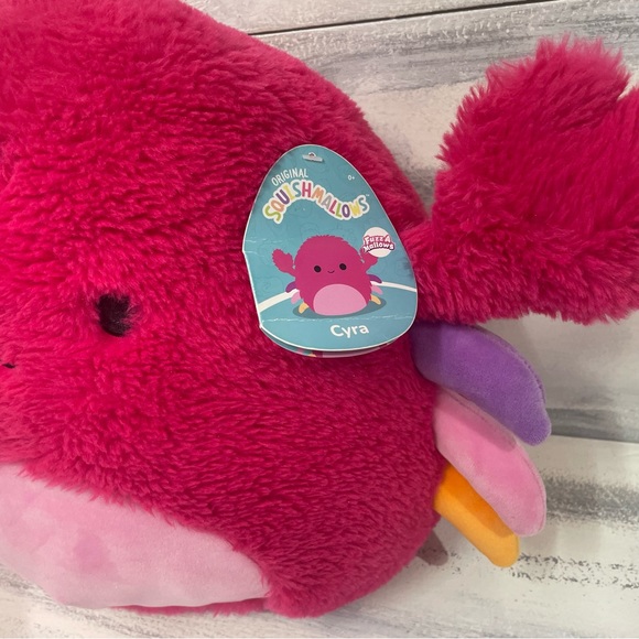 Squishmallows Cyra Fuzz-A-Mallows Cyra the Crab is Fuzzy & Soft ❤️ NWT - Picture 2 of 4
